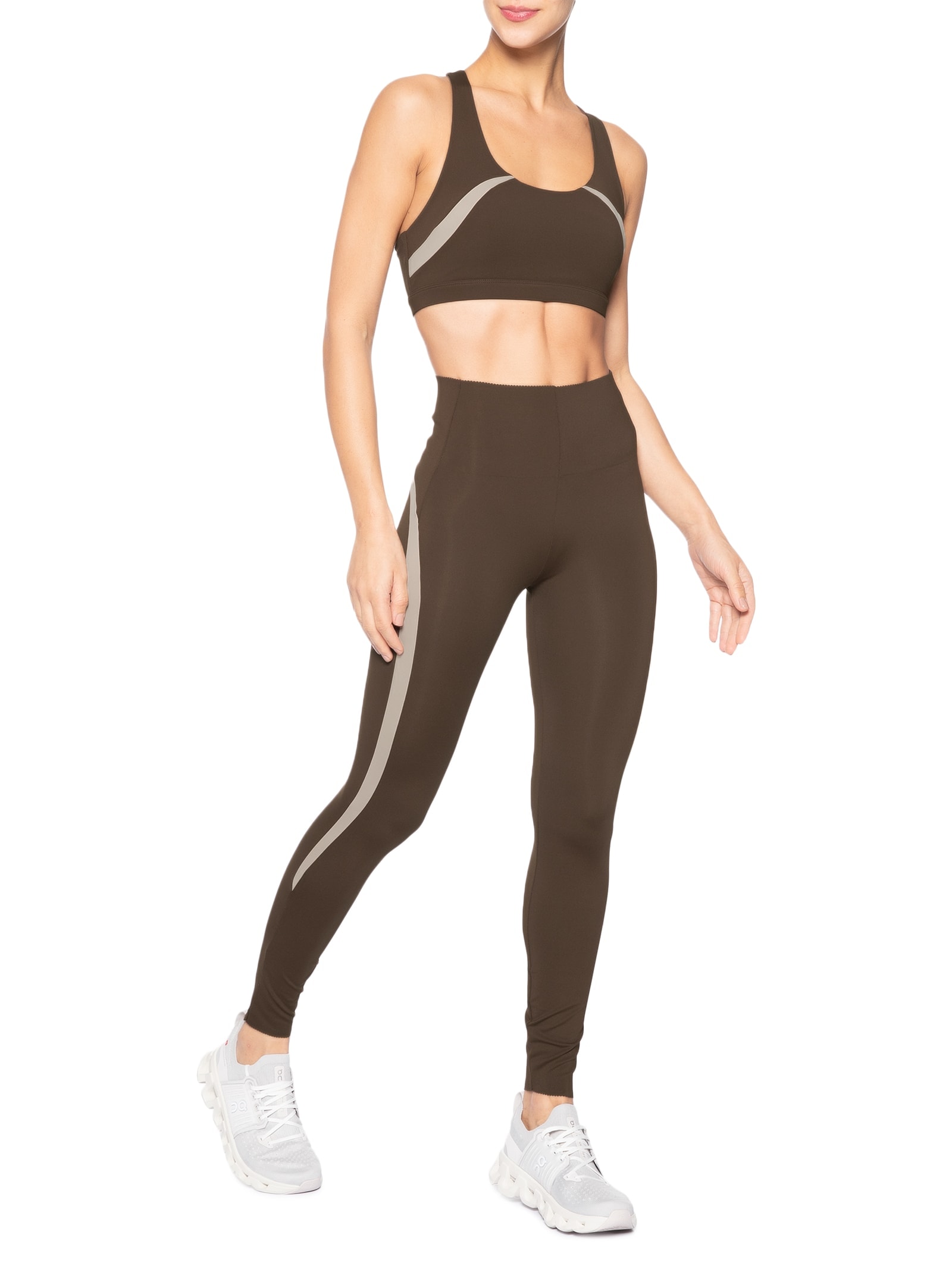 Top Feminino Marrom Hering Sports