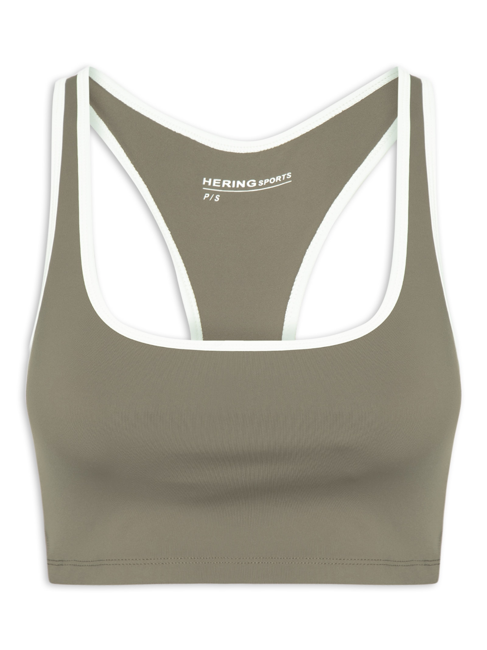Top Feminino Marrom Hering Sports