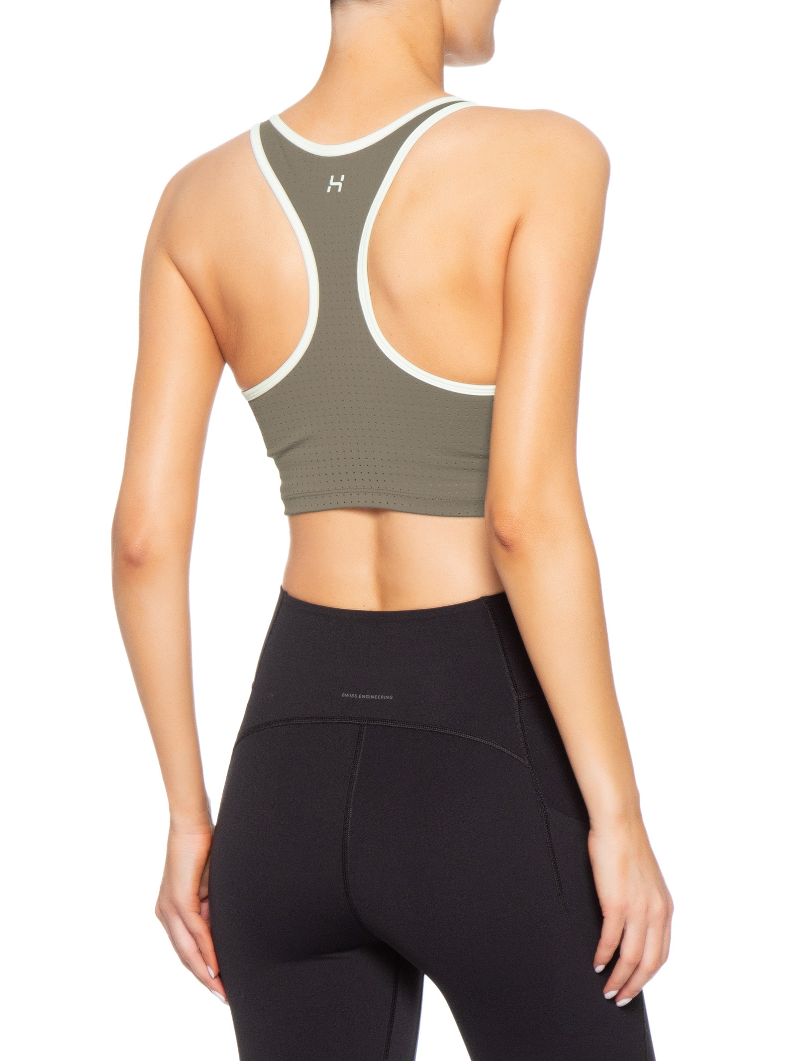 Top Feminino Marrom Hering Sports