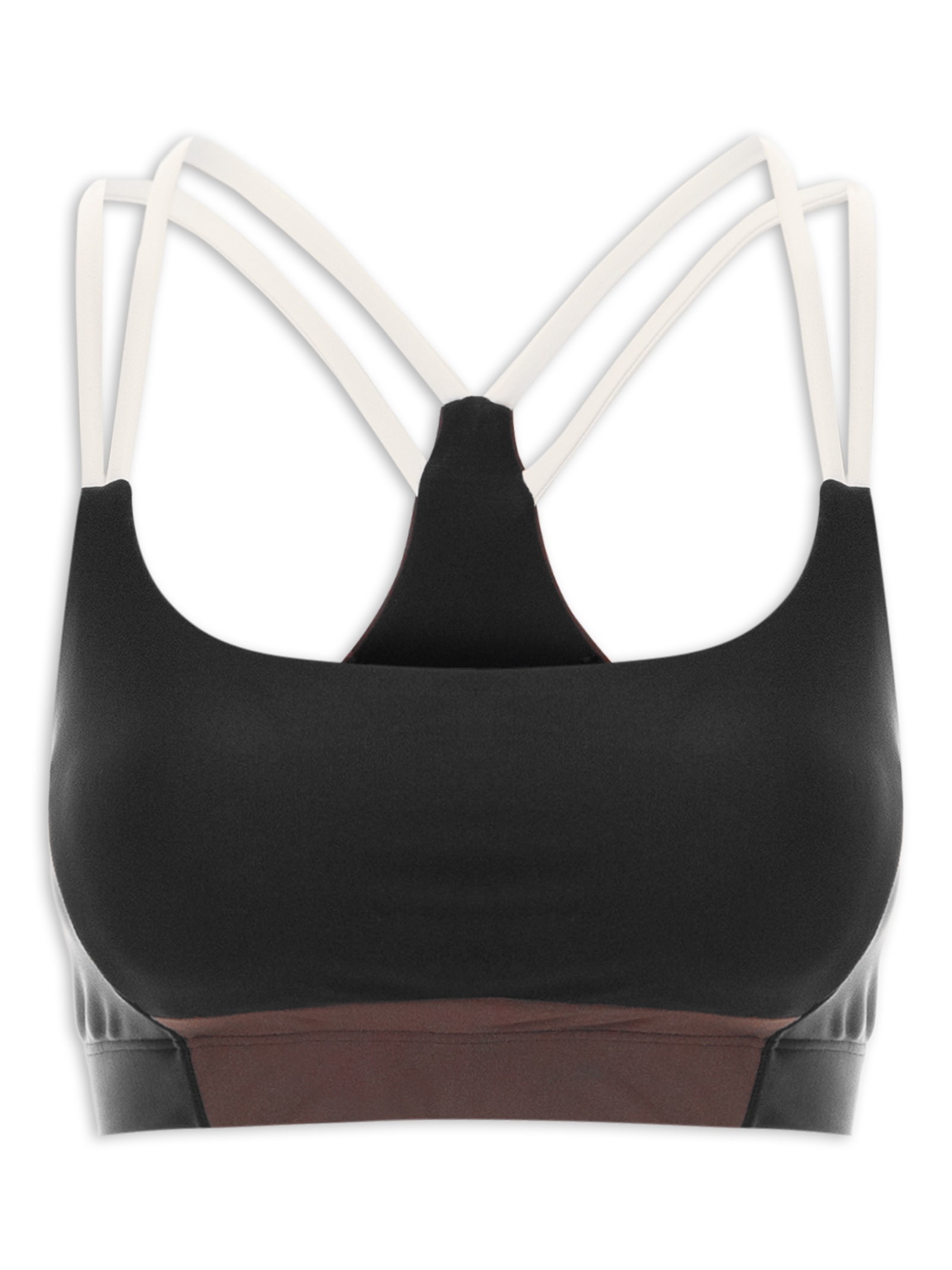 Top Feminino Nadador Liso Preto Body For Sure