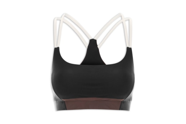 Top Feminino Nadador Liso - Preto