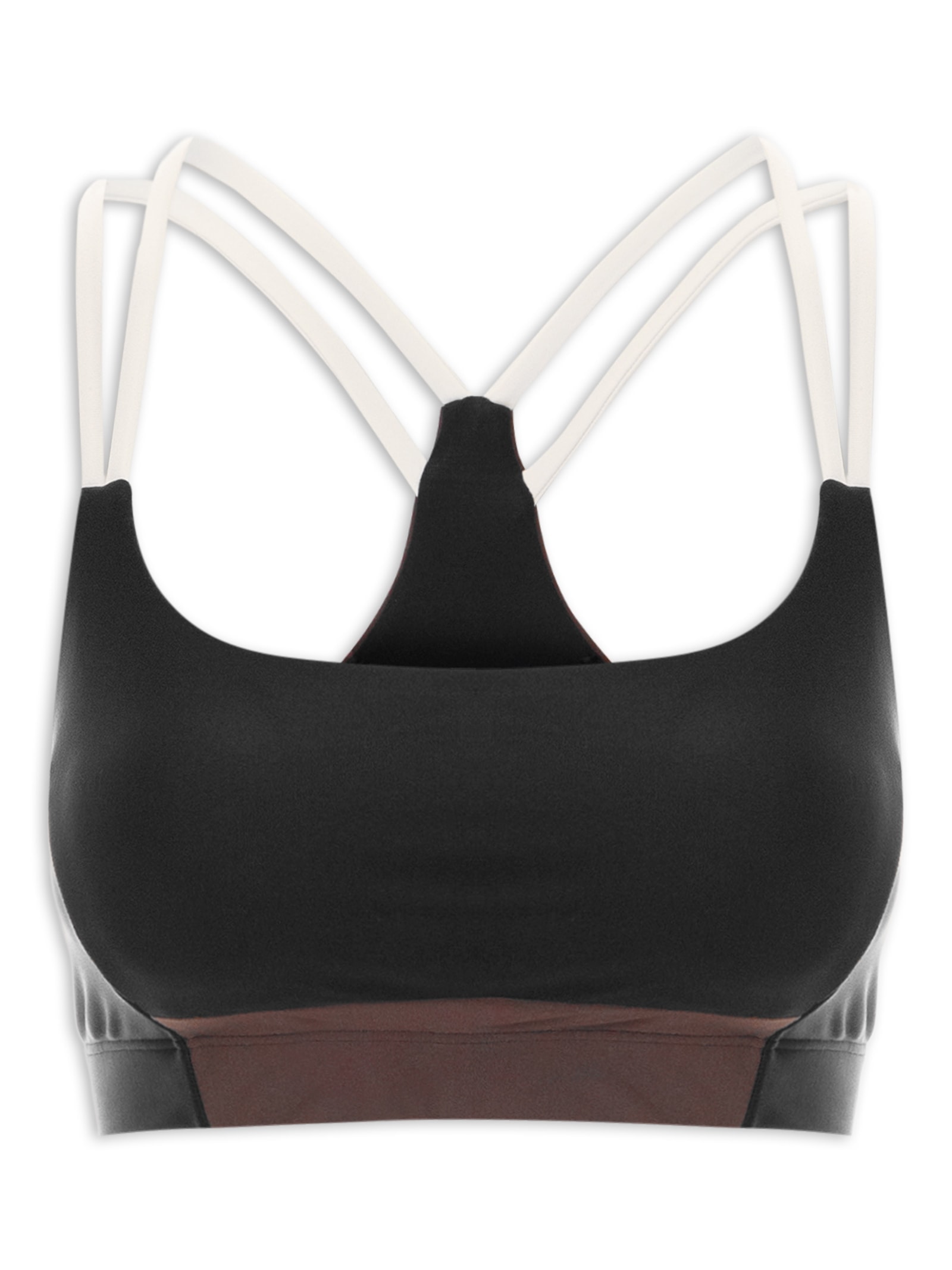 Top Feminino Nadador Liso Preto Body For Sure