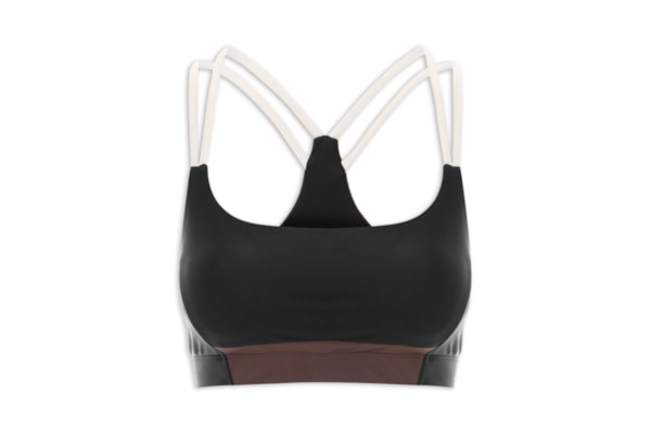Top Feminino Nadador Liso - Preto