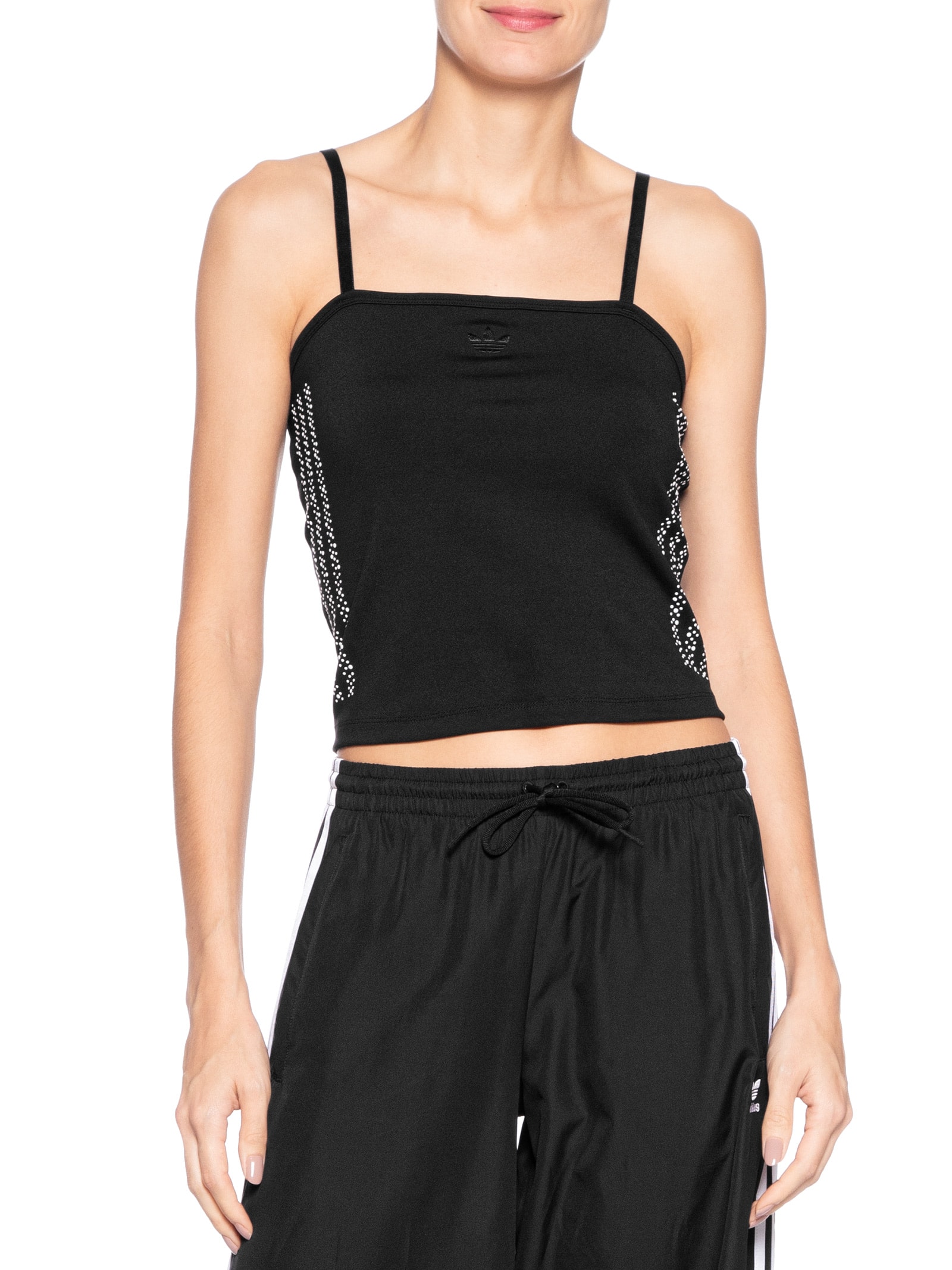 Top Feminino Pearl Tube Preto Adidas Originals