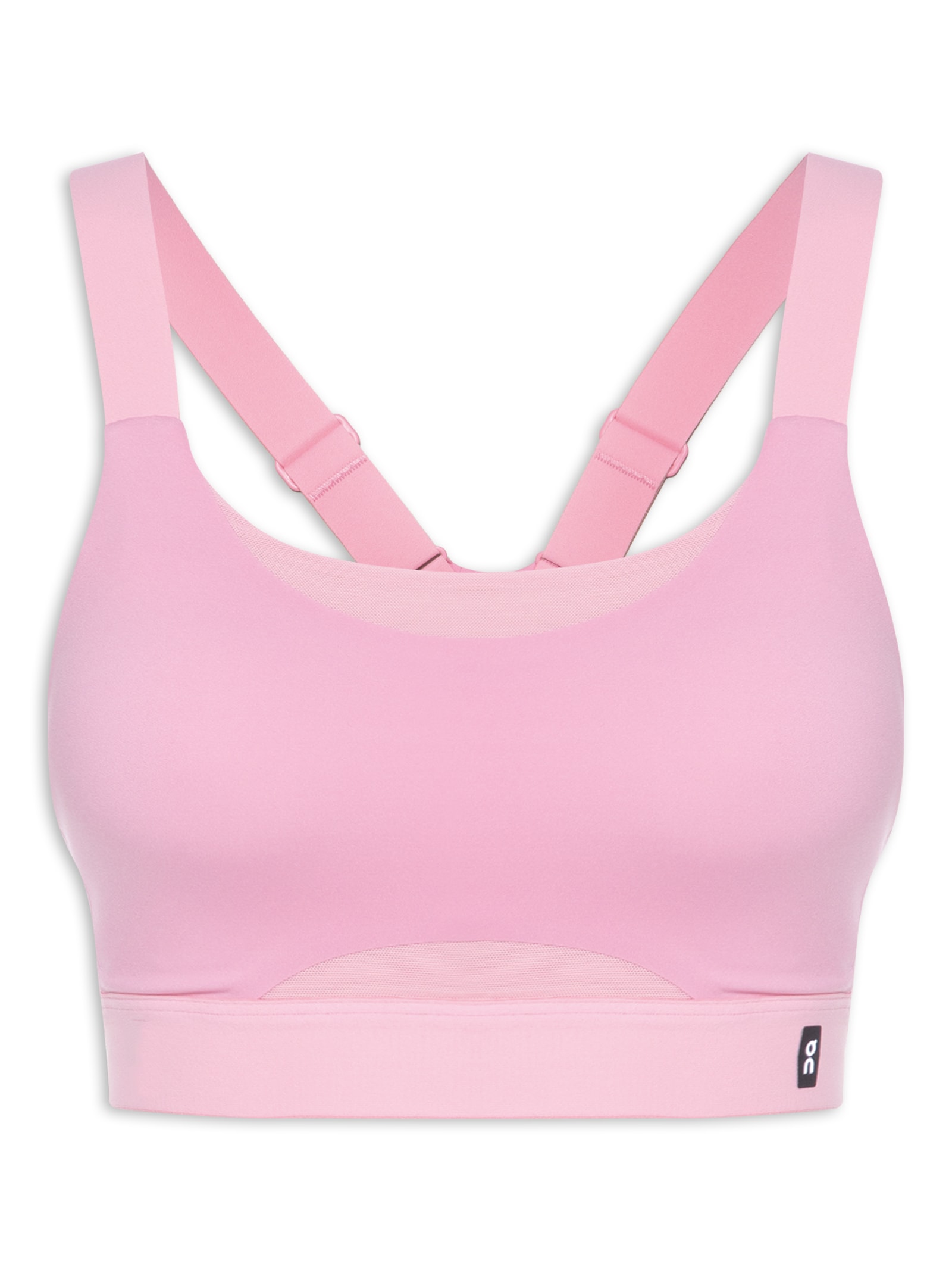 Top Feminino Performance Bra Rosa On Running
