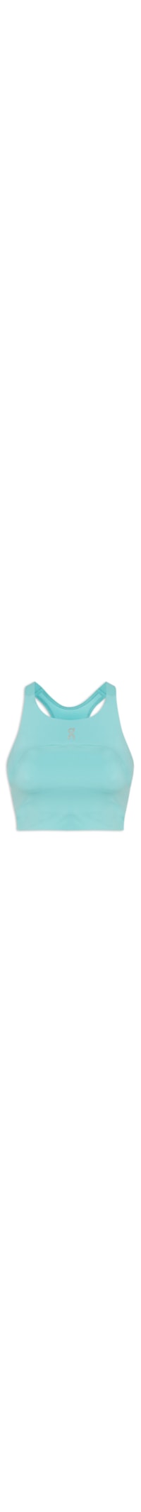 Top Feminino Performance Crop - Azul