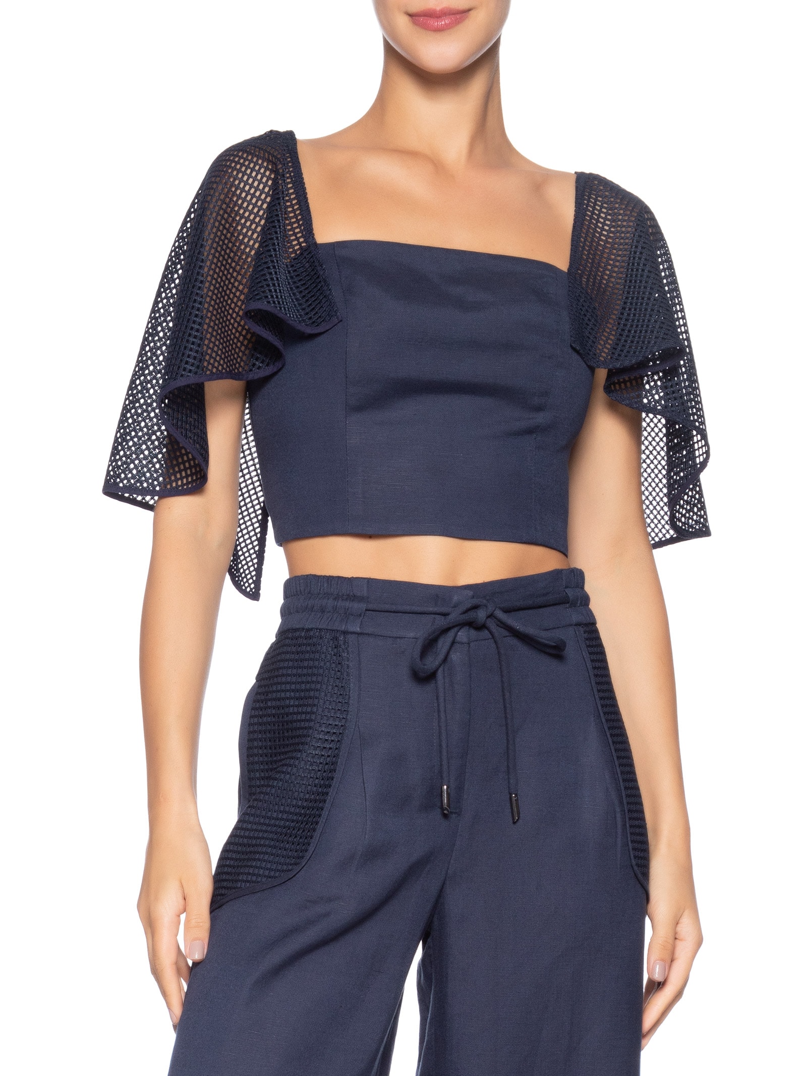 Top Feminino Pilar Azul Le Lis