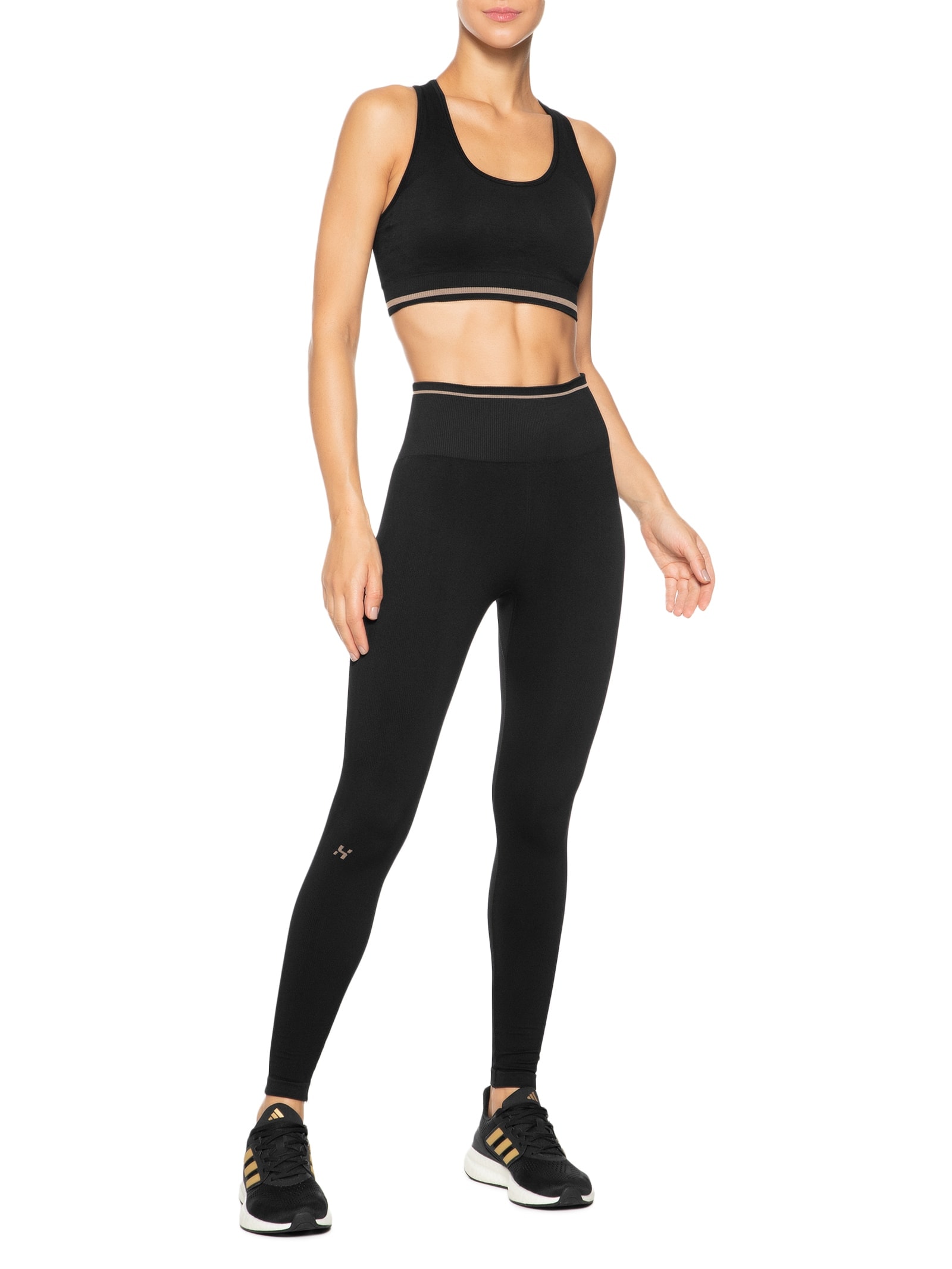 Top Feminino Preto Hering Sports