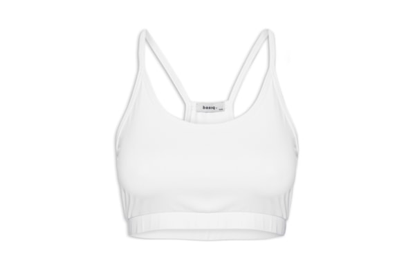 Top Feminino Reto Liso - Branco