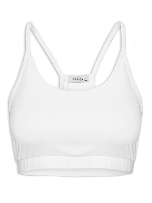 Top Feminino Reto Liso – Branco