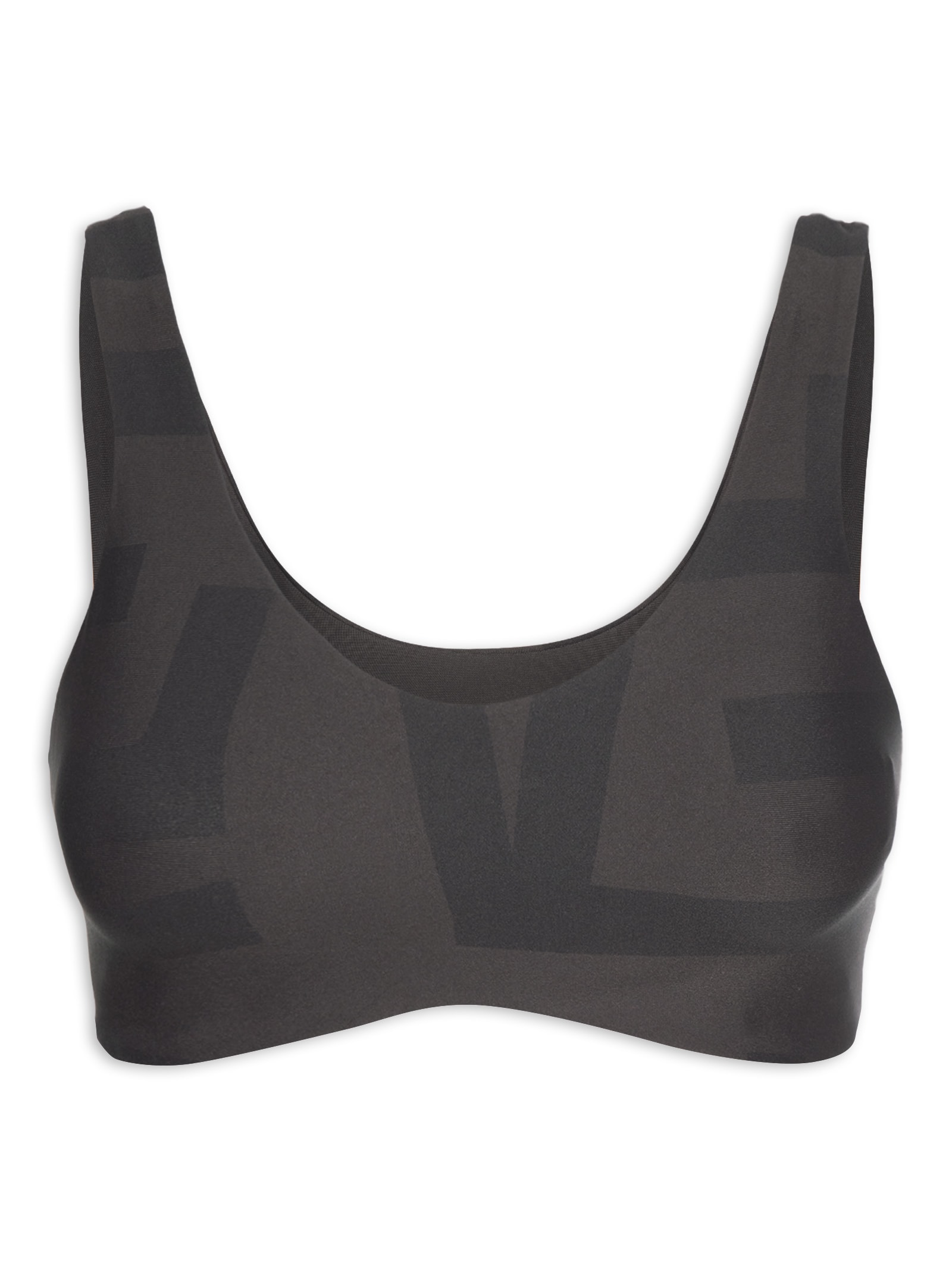 Top Feminino Reversible Maxi Marrom Live!