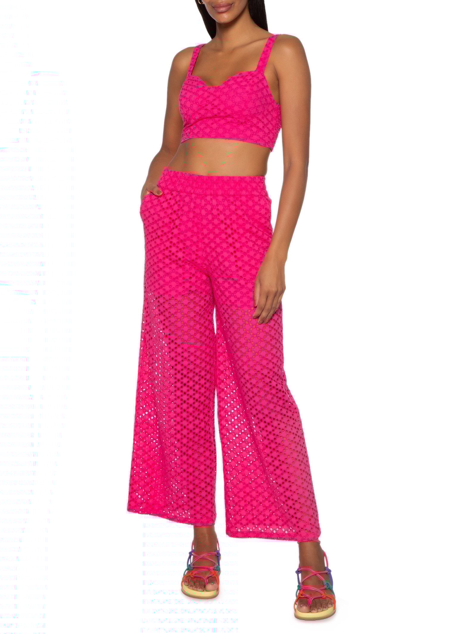 Top Feminino Rosa Dzarm