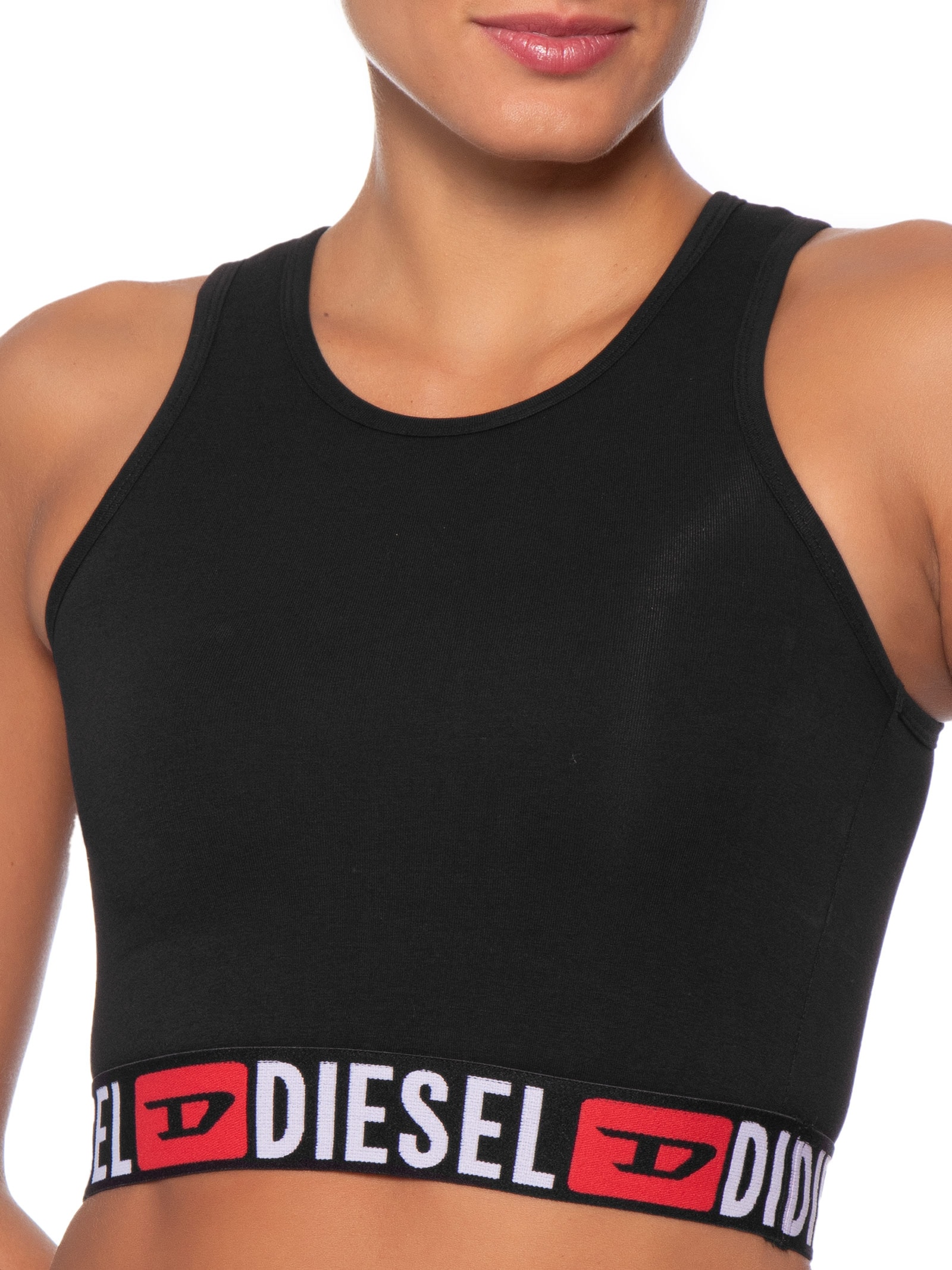 Top Feminino Sandra-D-Core Tank Preto Diesel