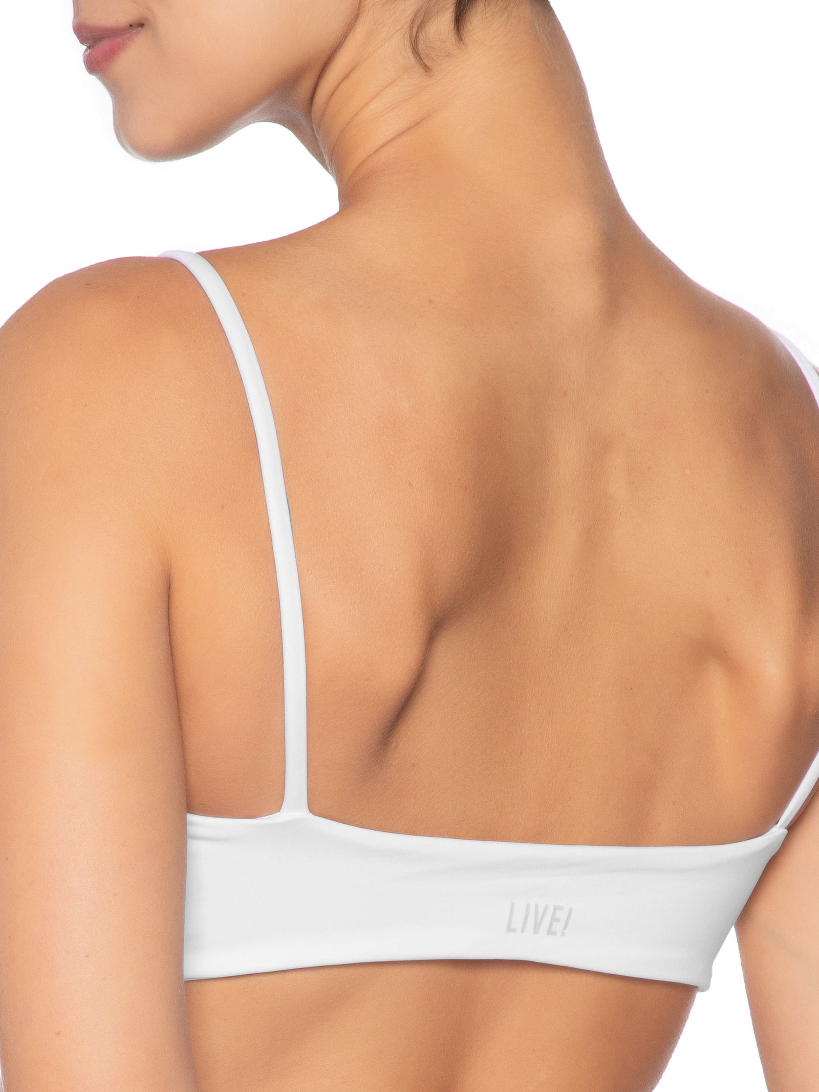 Top Feminino Slim Sense Branco Live!