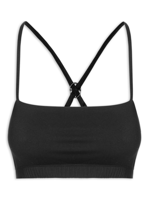 Top Feminino Sports Bra – Preto