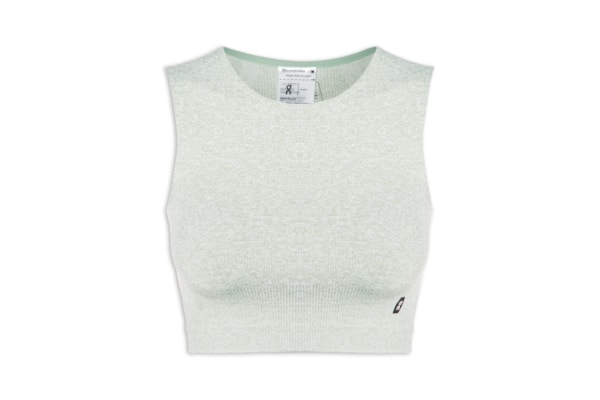 Top Feminino Studio Knit Crop - Verde