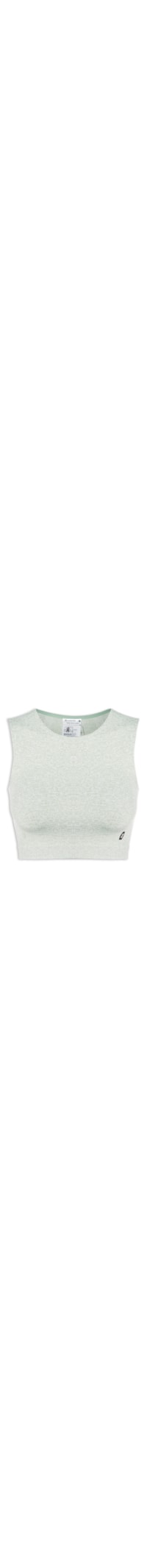 Top Feminino Studio Knit Crop - Verde