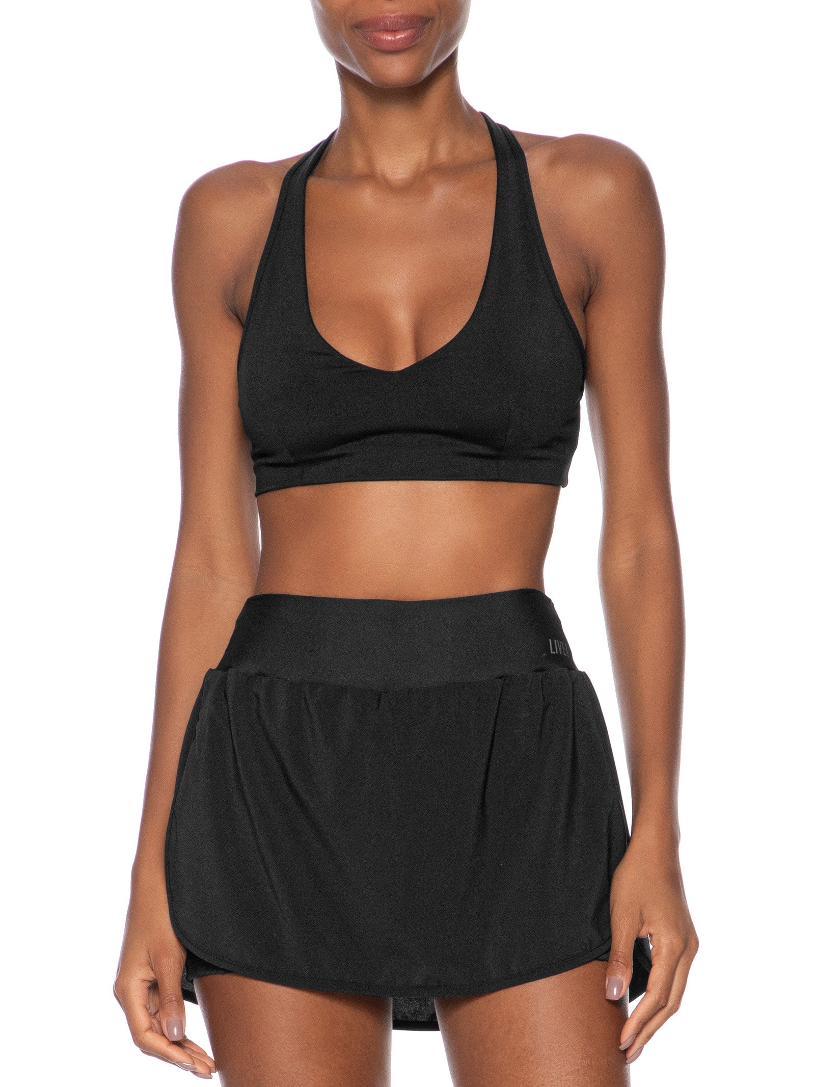 Top Feminino Tennis Club Preto Fila