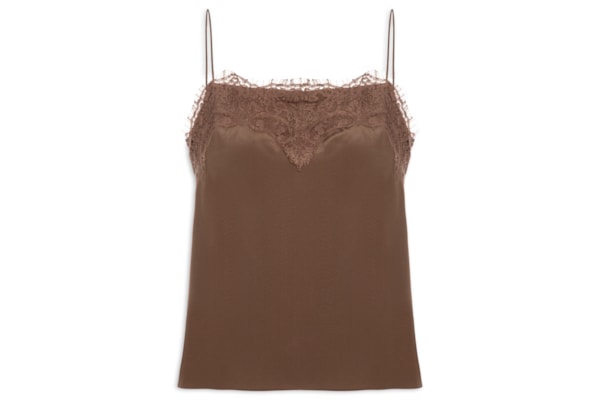 Top Feminino Tereza Decote Reto Castanha – Marrom