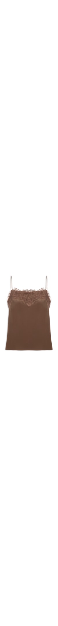 Top Feminino Tereza Decote Reto Castanha – Marrom