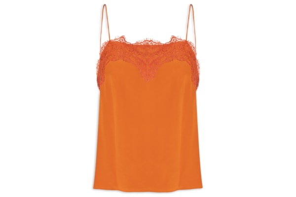Top Feminino Tereza Decote Reto Mozart - Laranja