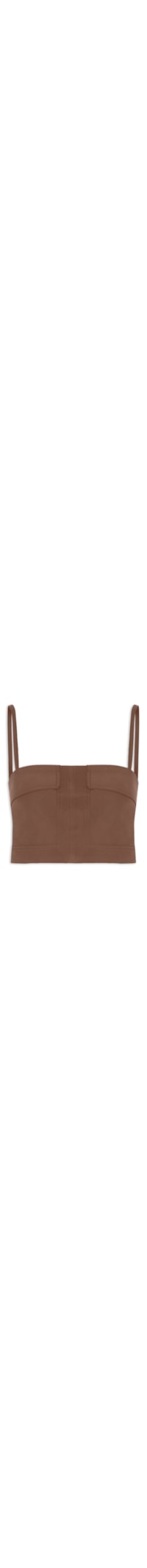 Top Feminino Utilitário Choco - Marrom