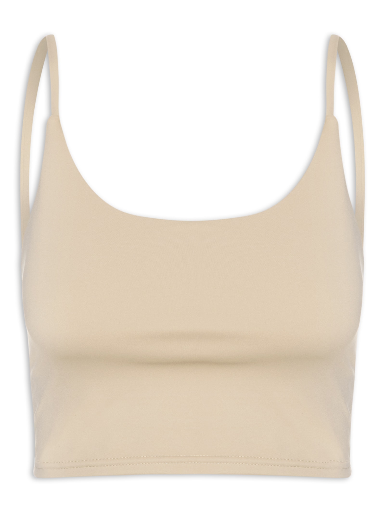 Top Fitness Alcinha Bege Basiq