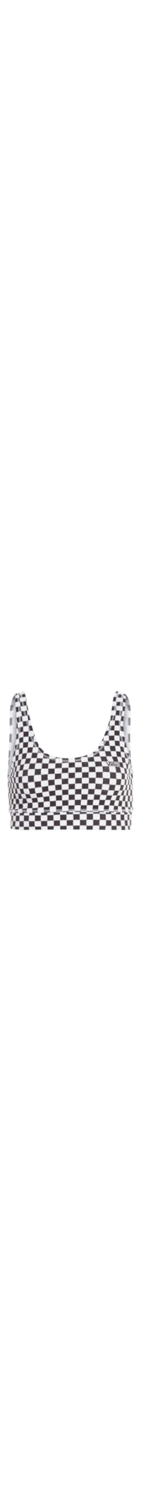 Top Flying V Print Bra - Branco
