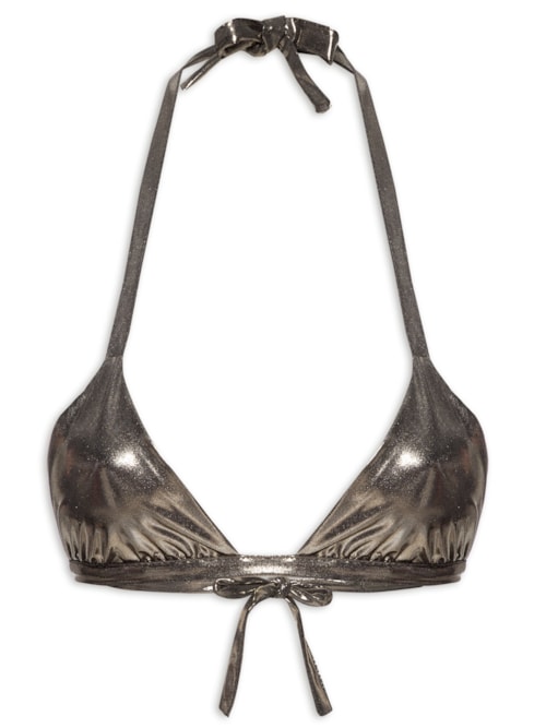 Top Franzido Liquid Metal – Dourado