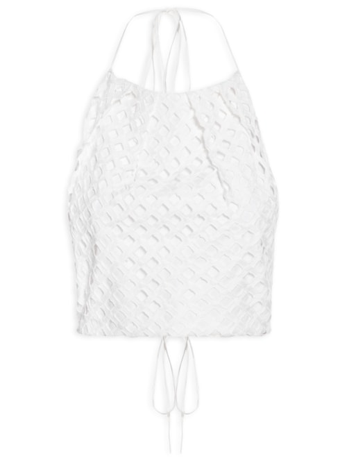 Top Frente Única De Laise – Branco