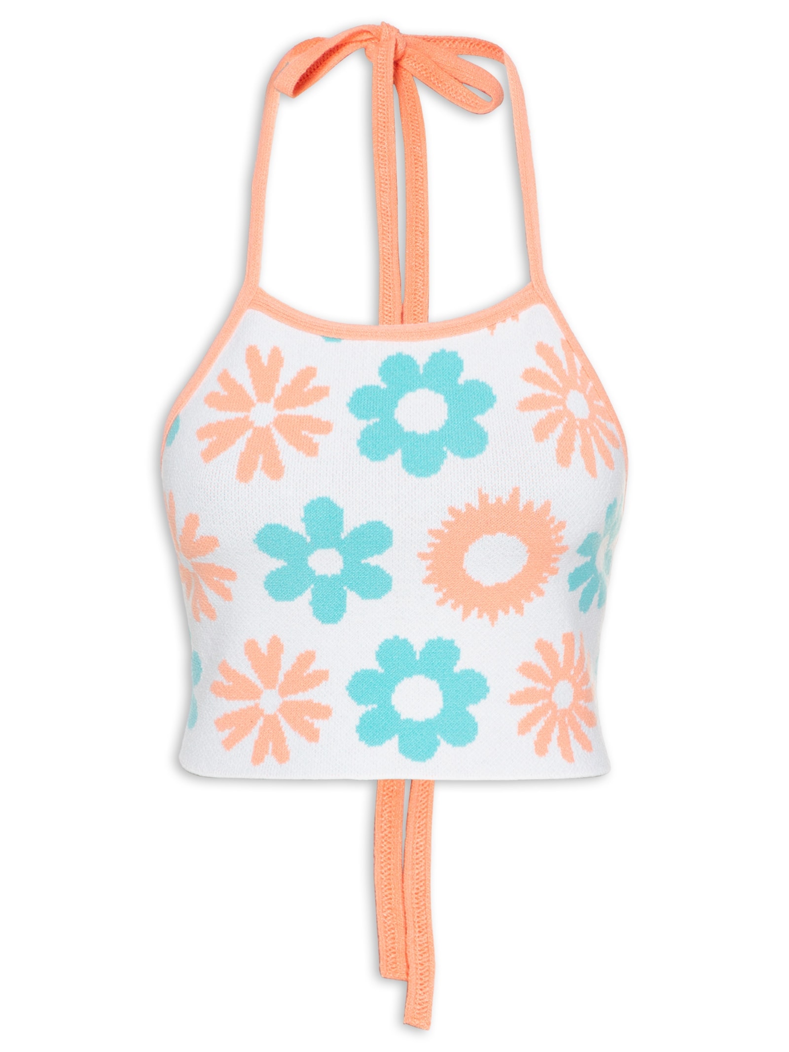 Top Frente Única Laranja Market 33