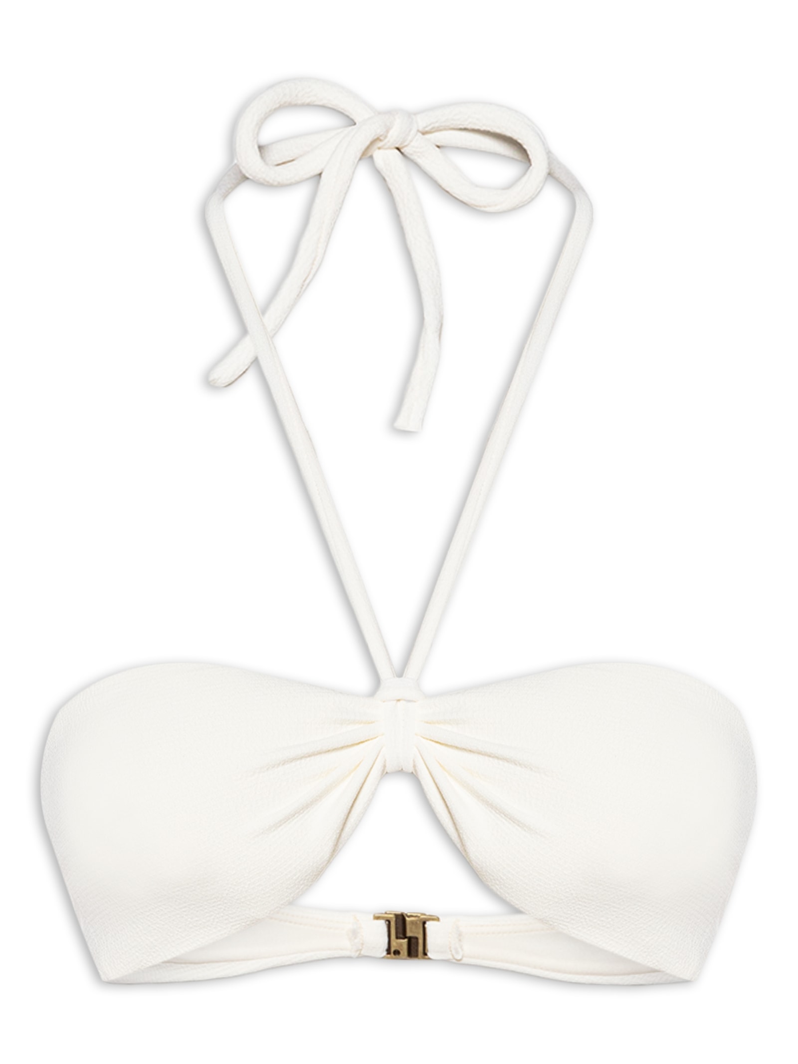 Top Frente Única Liso Branco Cia Marítima