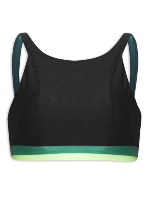 Top Frente Única Liso – Preto