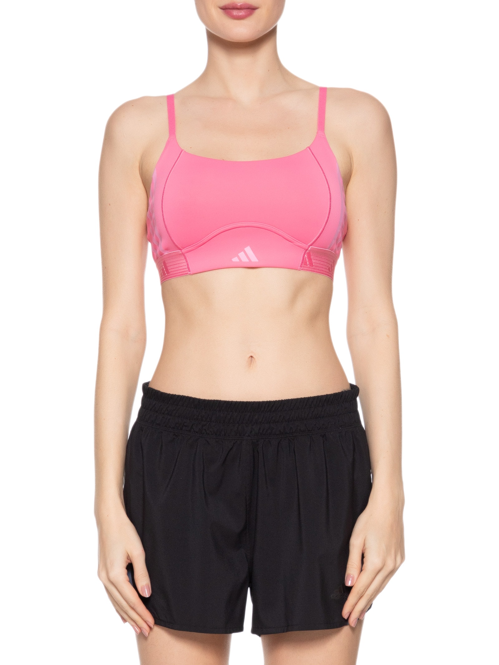 Top Hyperglam Suporte Leve - Adidas - Rosa