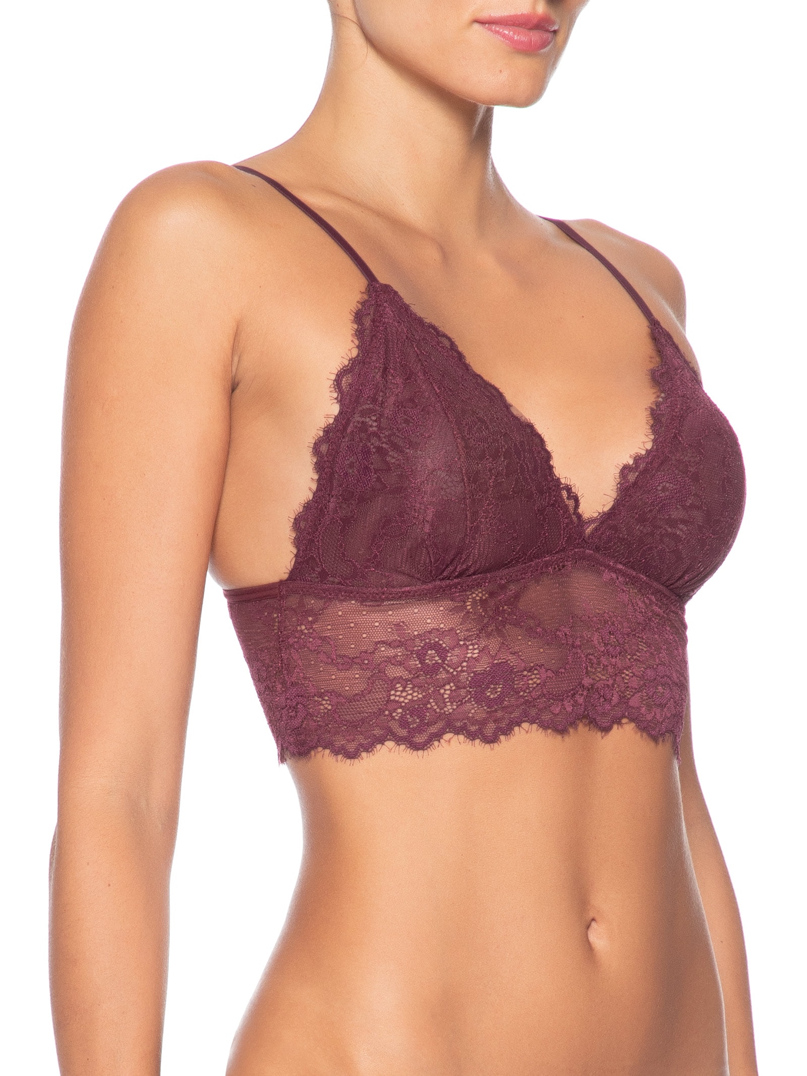 Top Intimates Triângulo Renda Vermelho Animale