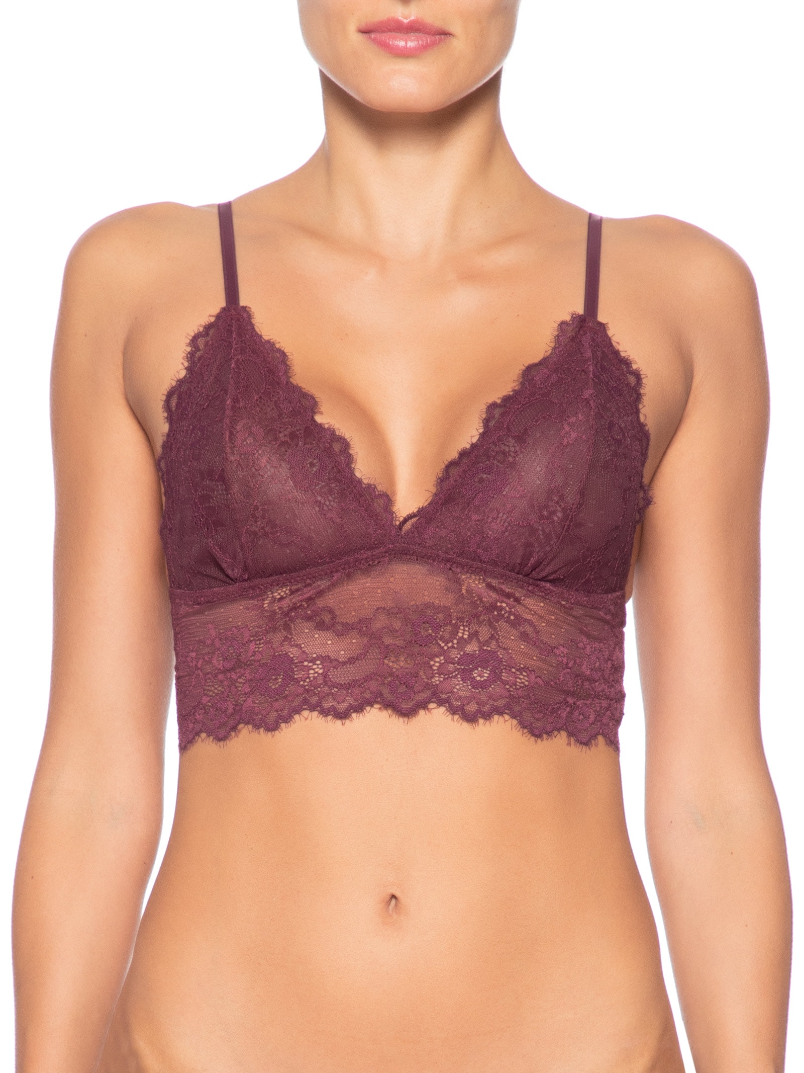 Top Intimates Triângulo Renda Vermelho Animale