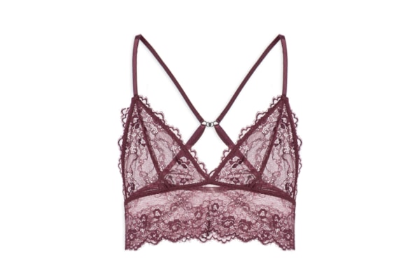 Top Intimates Triângulo Renda - Vermelho
