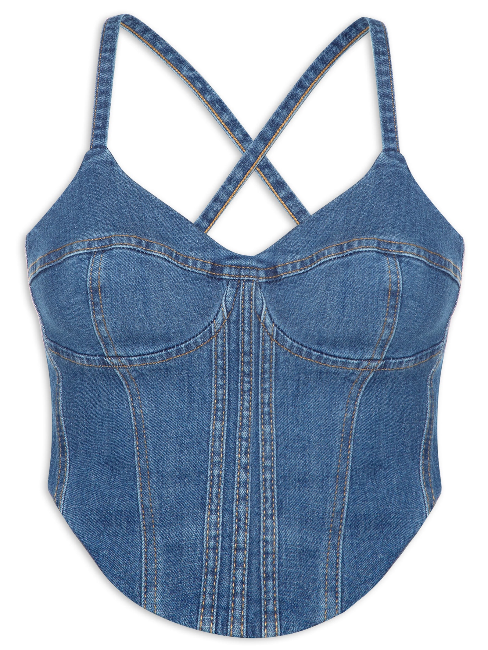 Top Jeans - adidas x FORUM - Azul