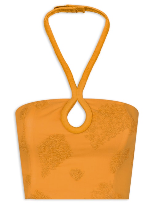 Top Jordana Detalhe – Laranja