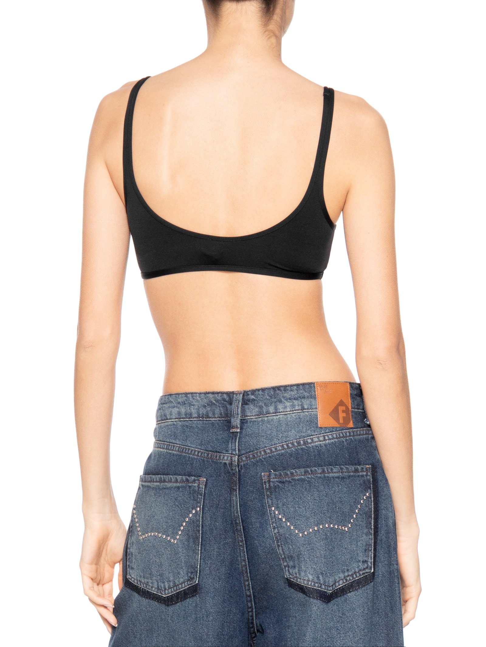 Top Kelsi-Utlt Reggiseno Preto Diesel