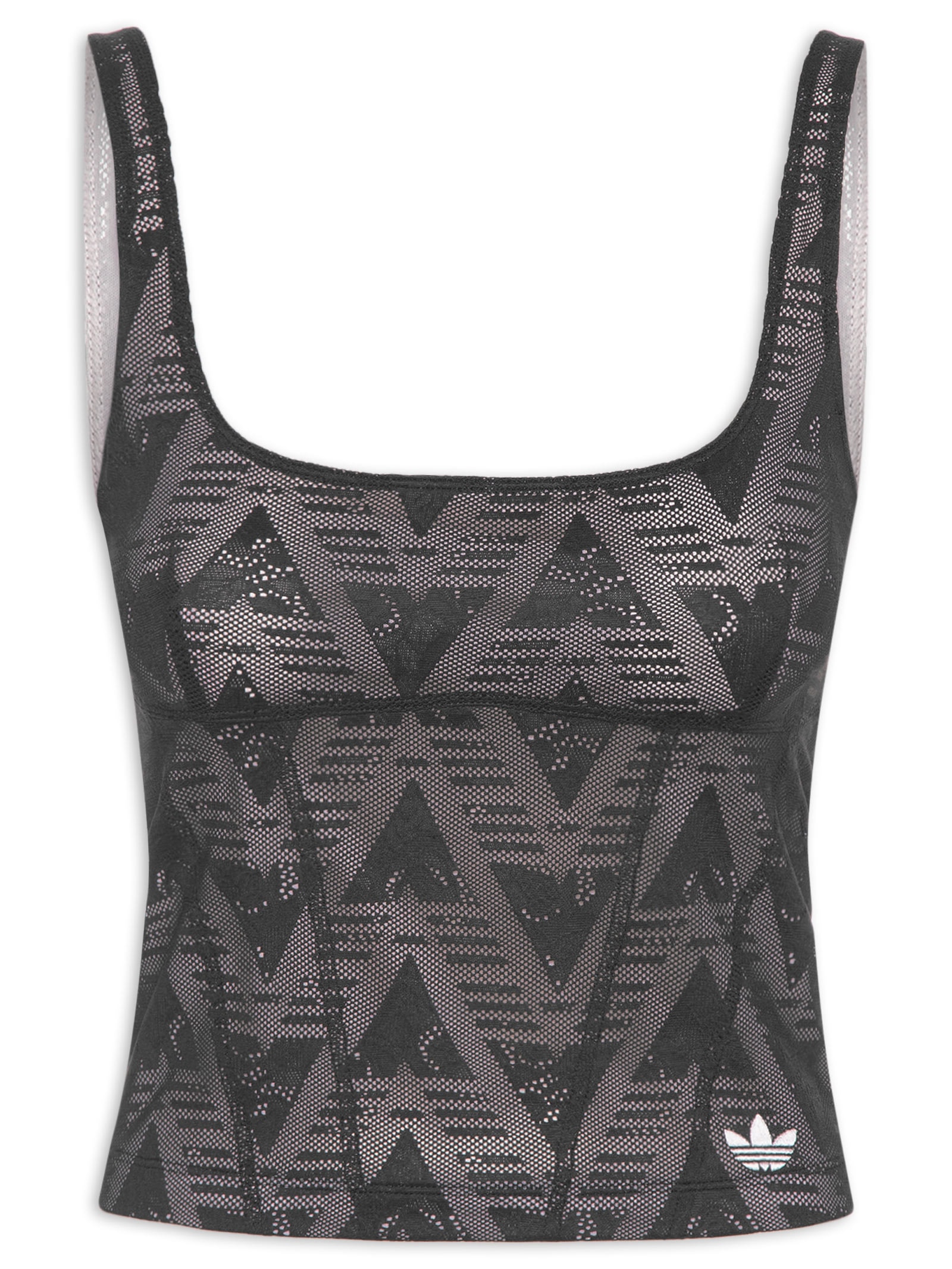 Top Lace Corset Preto Adidas Originals