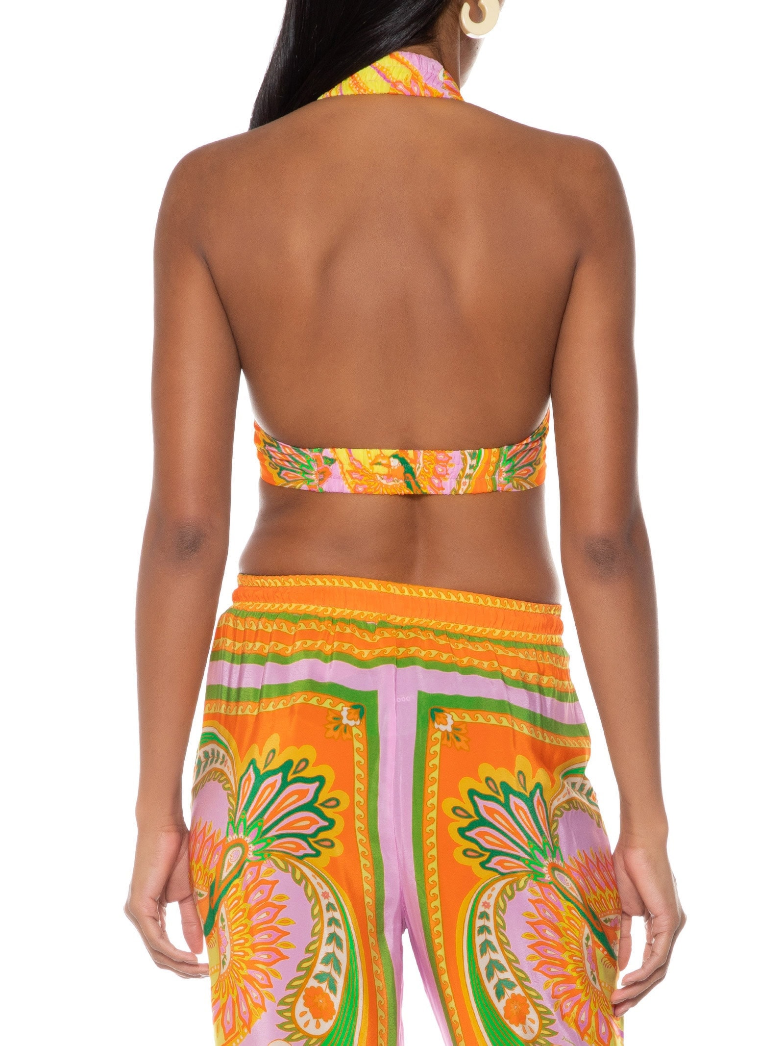 Top Lenço Tucano Rosa Farm