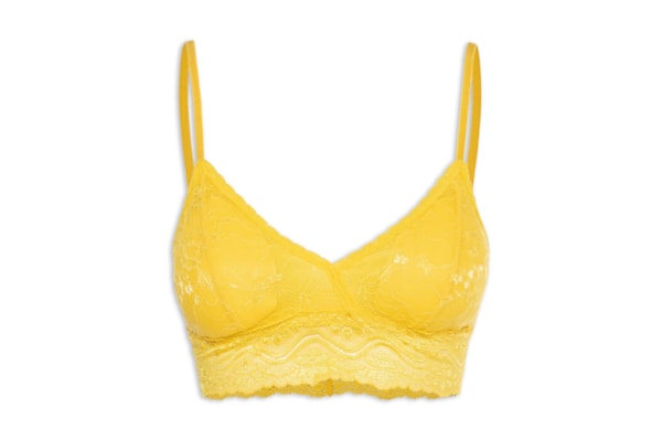 Top Leve Com Bojo Removível - Amarelo