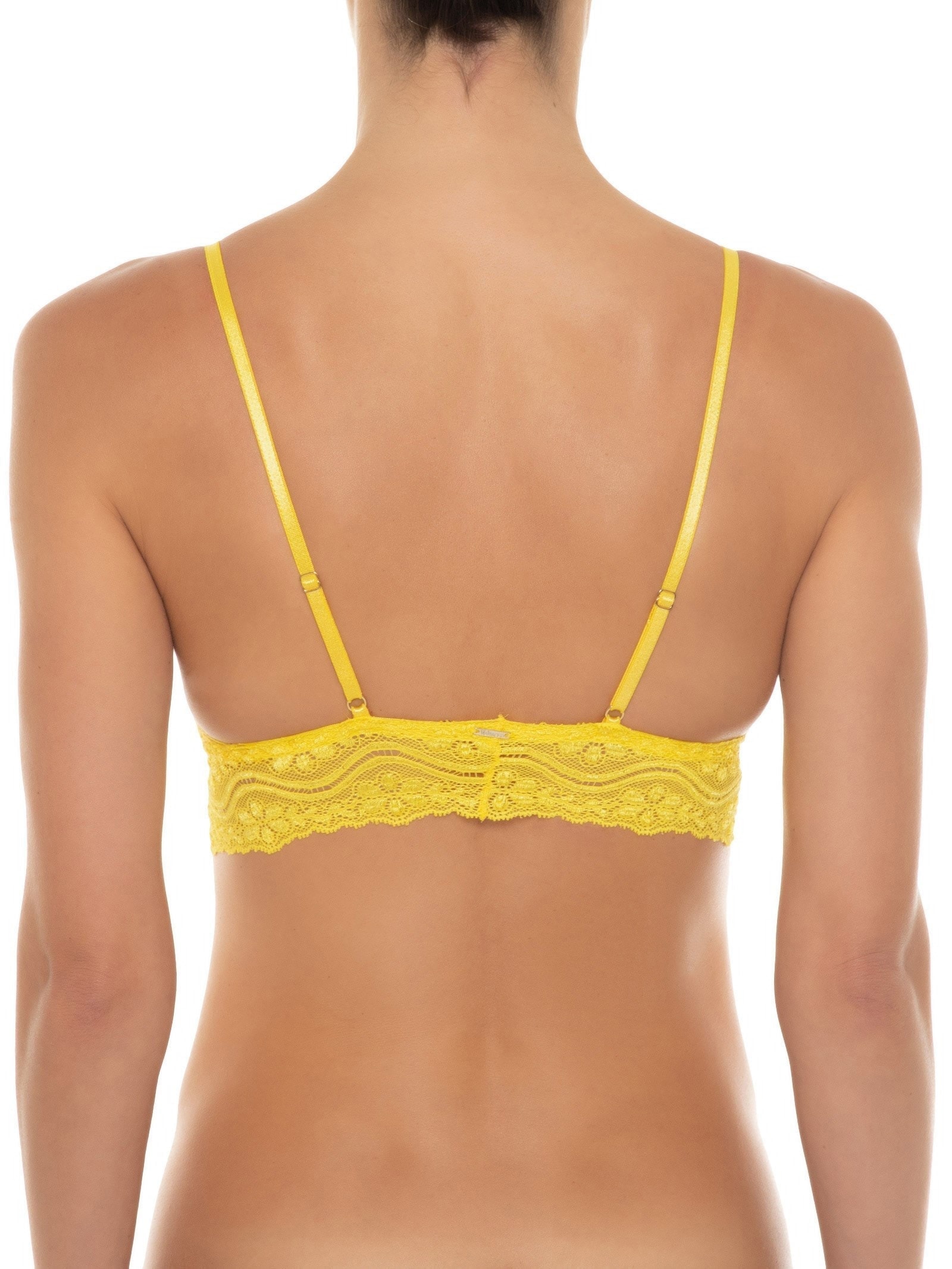 Top Leve Com Bojo Removível Amarelo Valisere