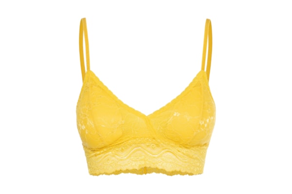 Top Leve Com Bojo Removível - Amarelo