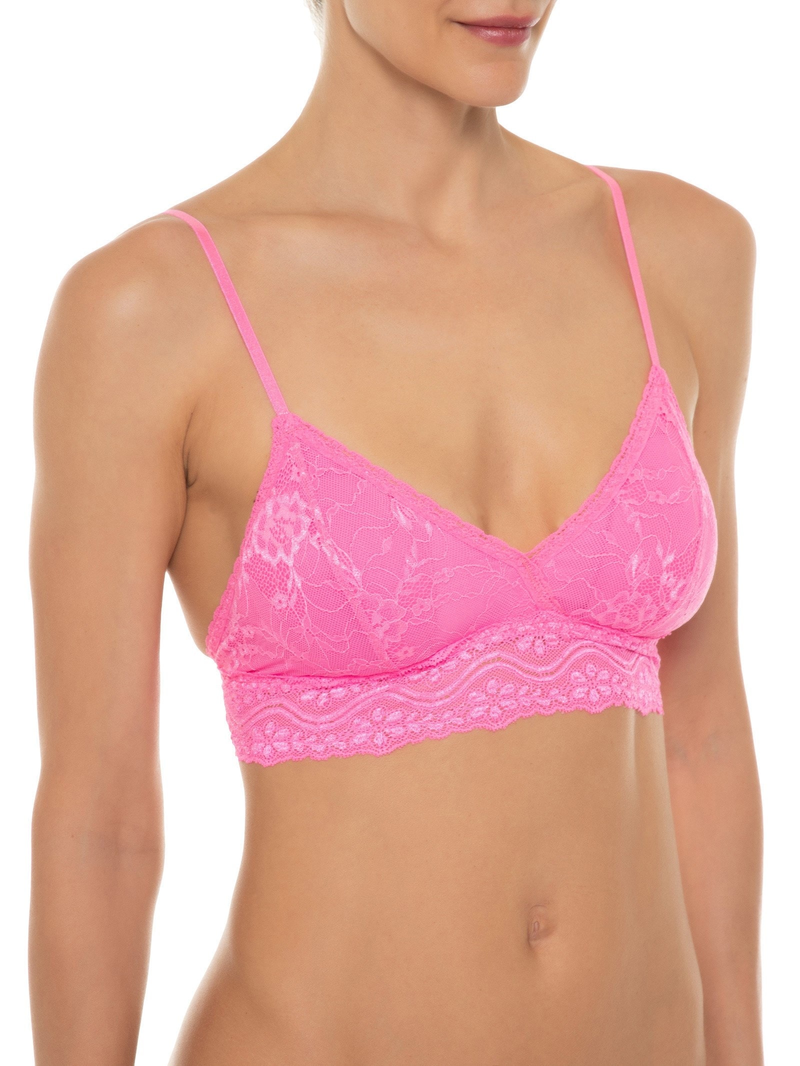 Top Leve Com Bojo Removível Rosa Valisere