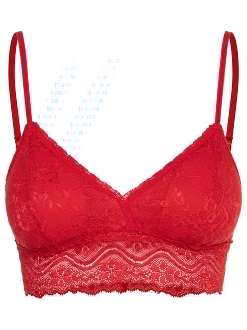 Top Leve Com Bojo Removível – Vermelho