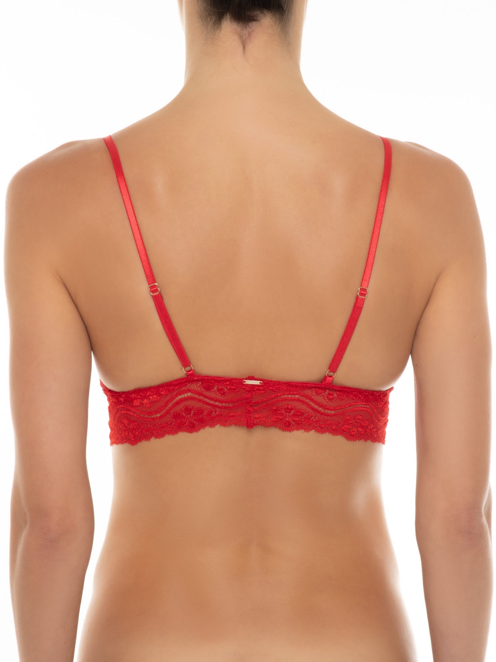 Top Leve Com Bojo Removível Vermelho Valisere