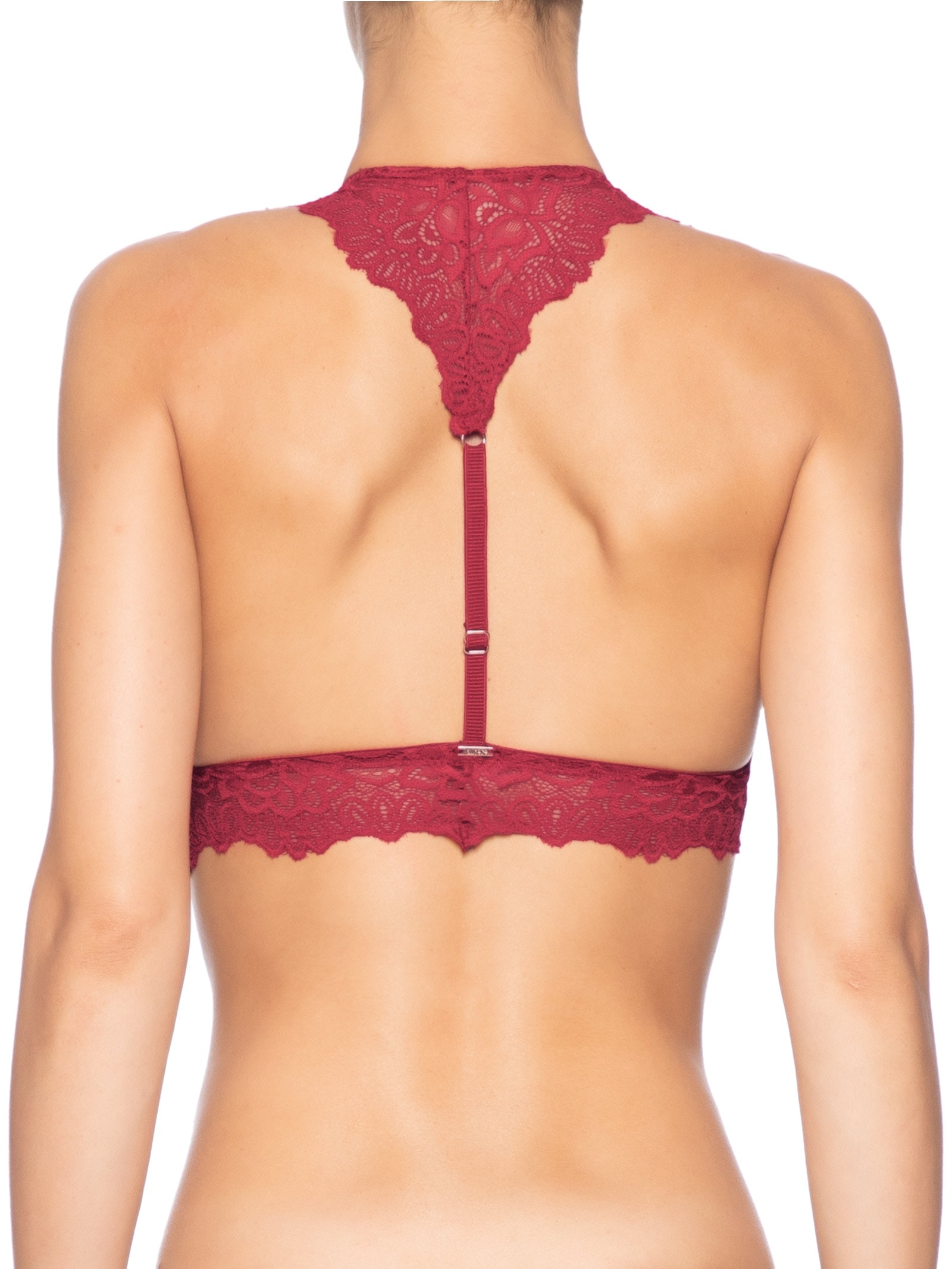 Top Leve Nadador Vermelho Valisere