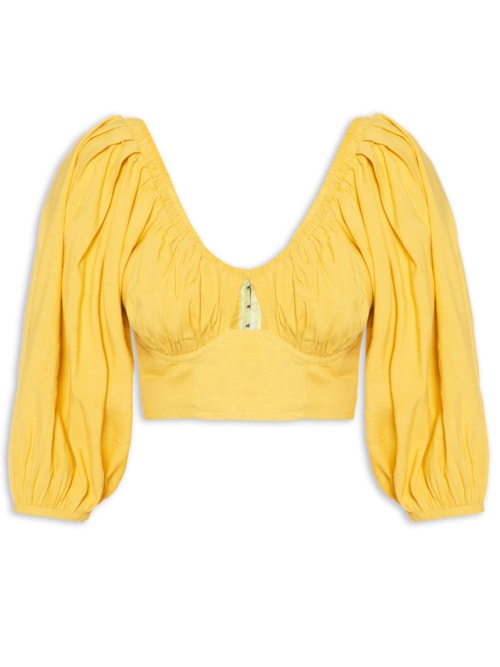 Top Linho - Amarelo
